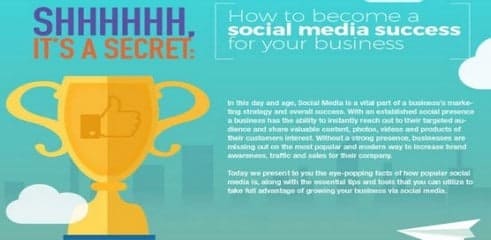 infographie comment utiliser les reseaux sociaux avec succes secrets