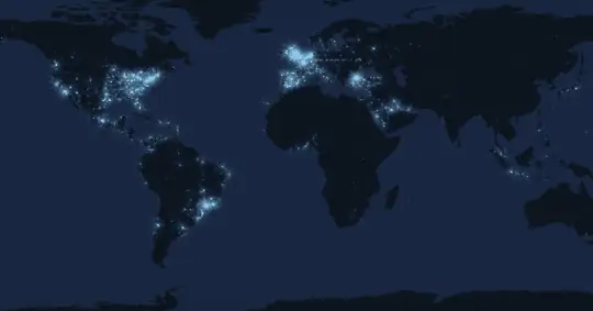 Twitter : son activité en direct sur la carte du monde