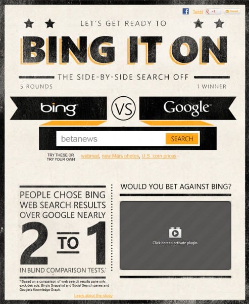 bing it on