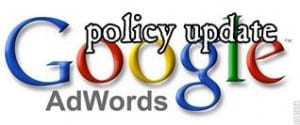 Google met à jour sa politique Adwords