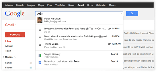 Google Drive s'affiche maintenant dans les recherches