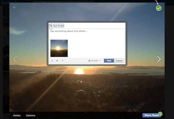 Facebook met sur pied lalbum photo prive1