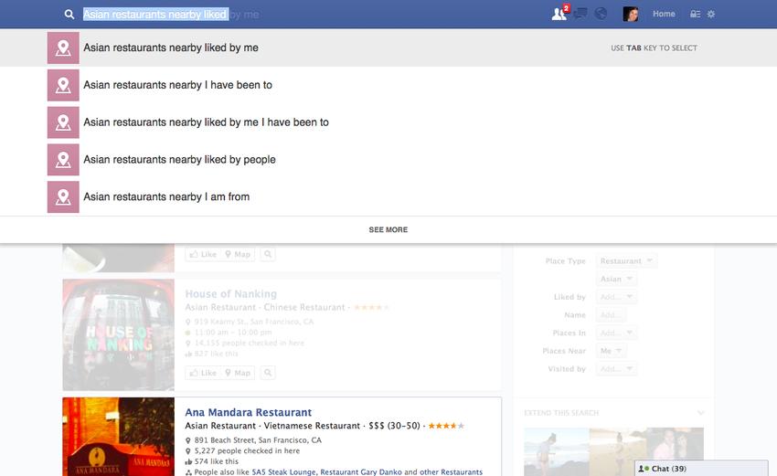 Facebook dévoile "Graph Search", un moteur de recherche social