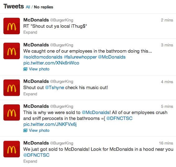 Le compte Twitter de Burger King piraté : une bonne pub ?