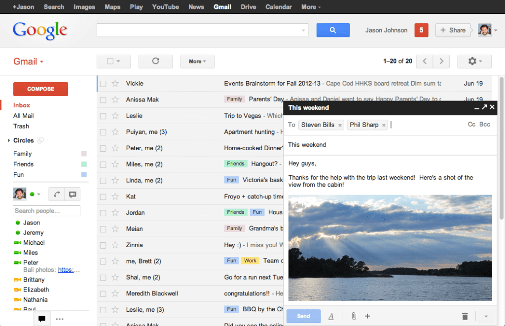 Les nouveautés Gmail arrivent par défaut