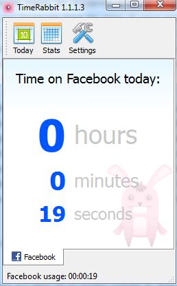 Mesurez le temps que vous passez sur Facebook avec TimeRabbit