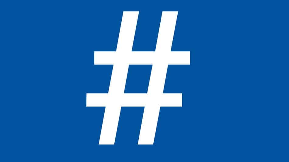facebook hashtag