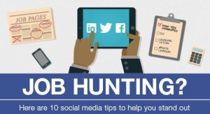 Infographie : Les 10 astuces pour trouver du boulot via les réseaux sociaux