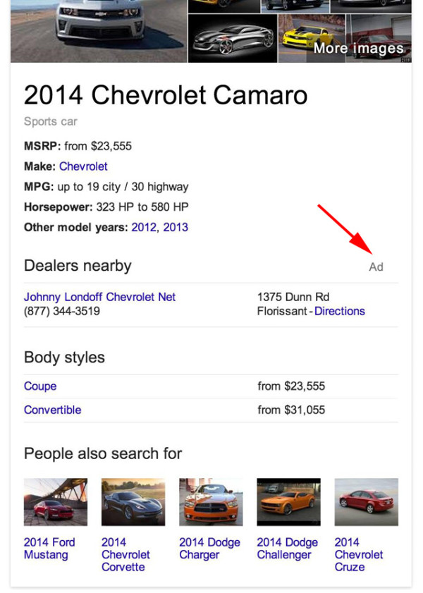 google-knowledge-graph-pub-voiture