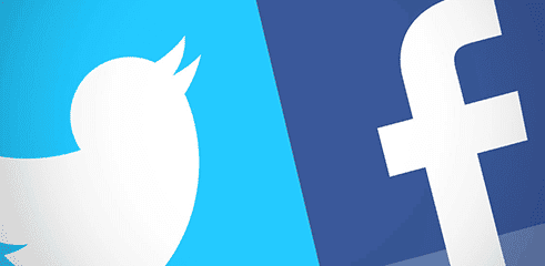 Facebook Twitter concurrence