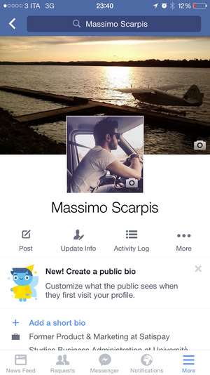 Découvrez les nouvelles pages de profil testées par Facebook pour les smartphones