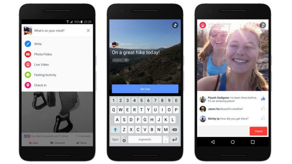 Facebook Live : Les vidéos en direct apparaîtront plus haut dans votre fil d'actu