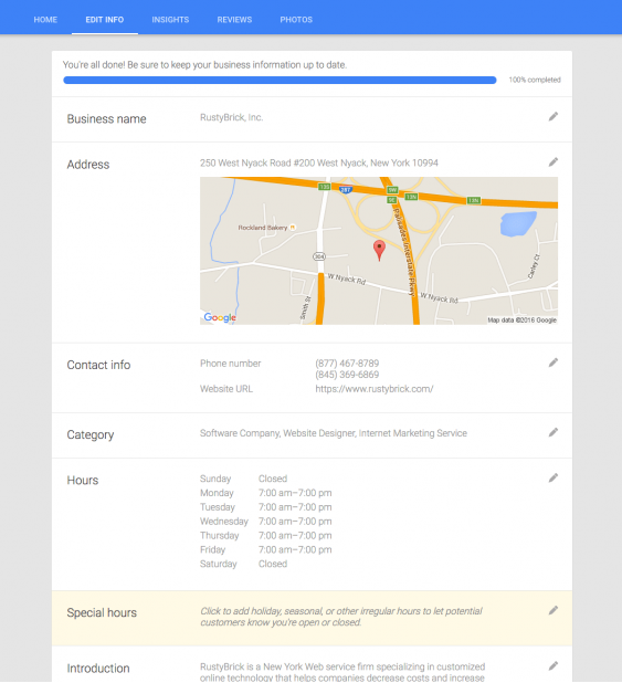 Google My Business permet l’ajout d’heures spéciales dans les "cartes"