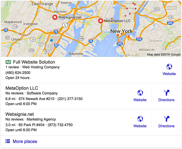 Adwords s'invite dans le Google Local Pack