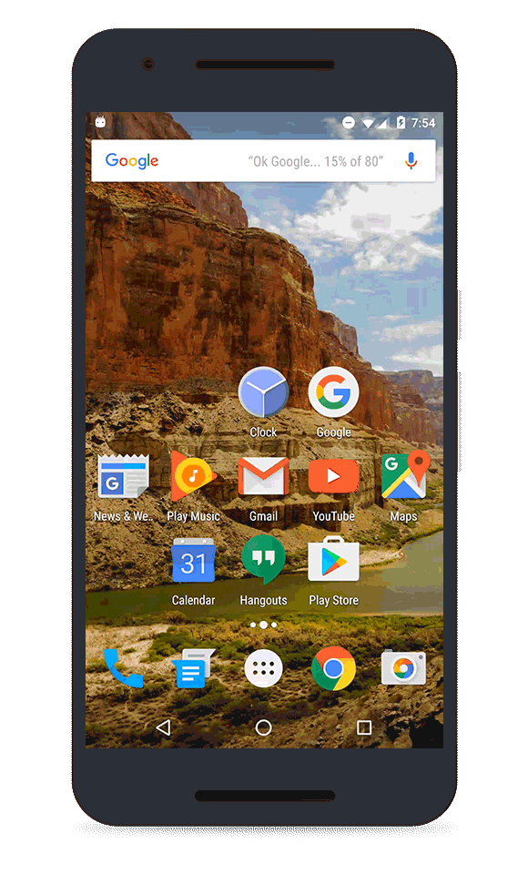 Google Now On Top Camera