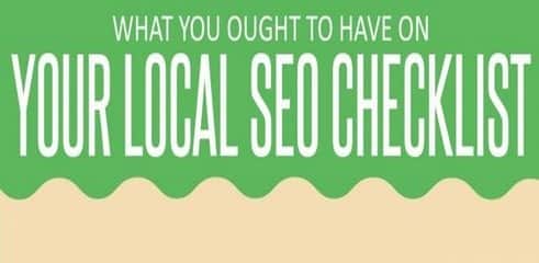 check list seo local infographie