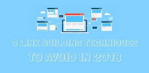 Techniques Link Building A Eviter 2018