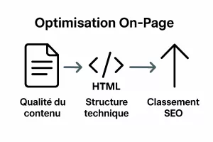Infographie Simple Des Facteurs Seo On Page Cles