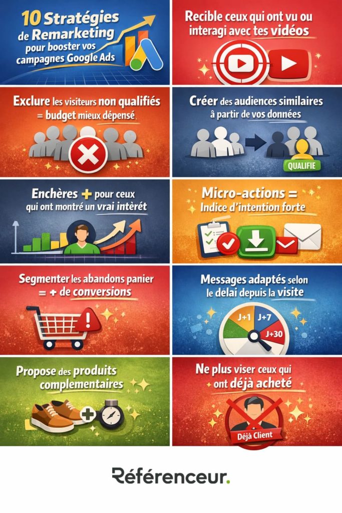 Referenceur Google Ads 10 Listes Remarketing